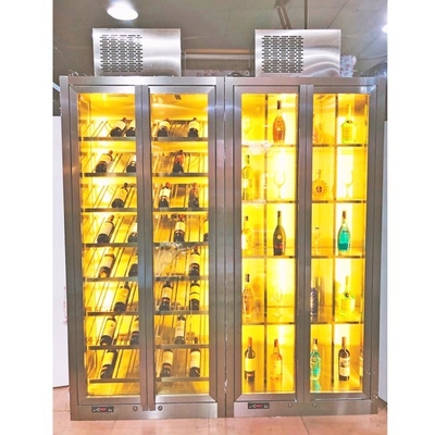 OED مخصصة تجارية الفولاذ المقاوم للصدأ خزانات النبيذ الحرارة المنظمة لبار الفندق